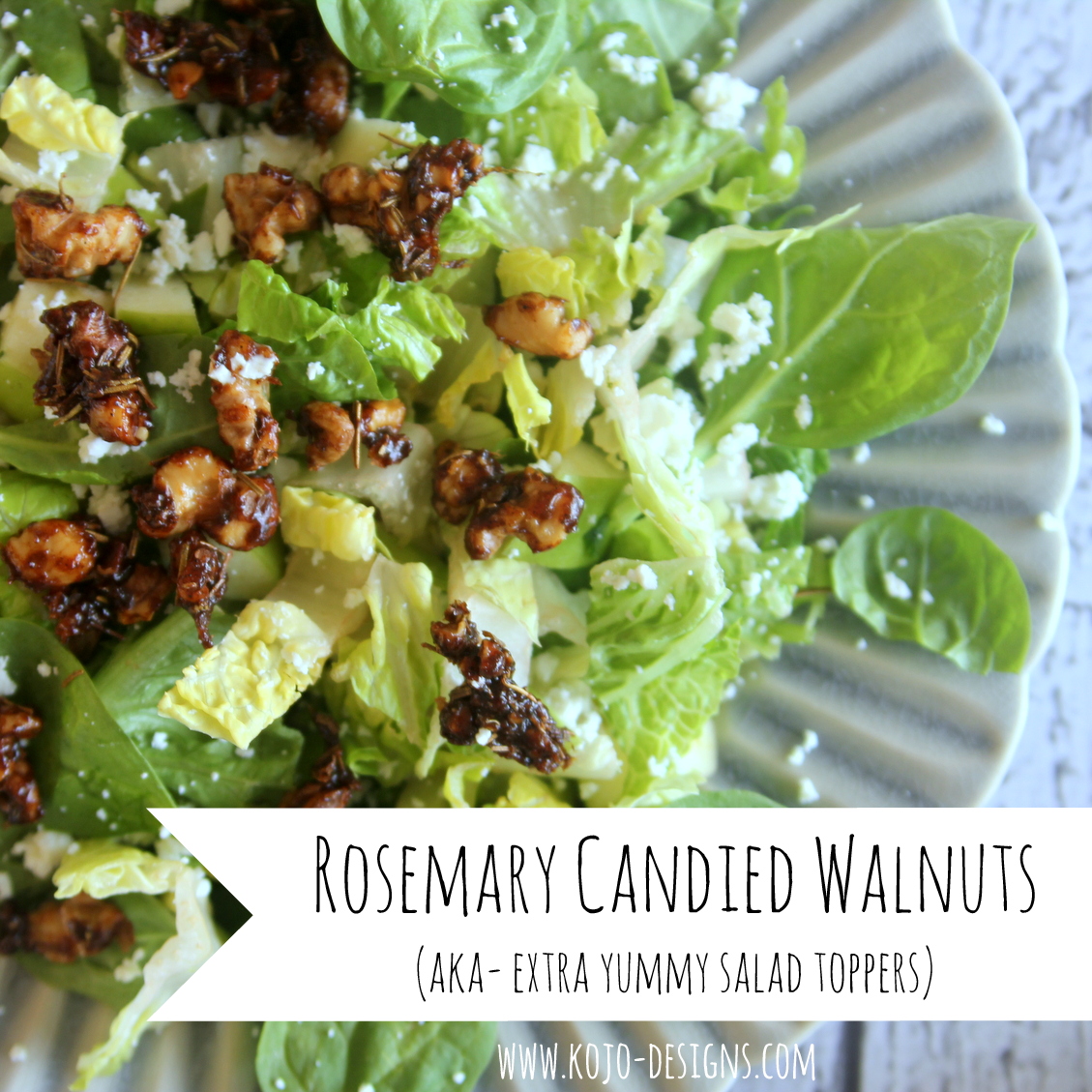 rosemary candied walnuts- the most delicious salad toppers
