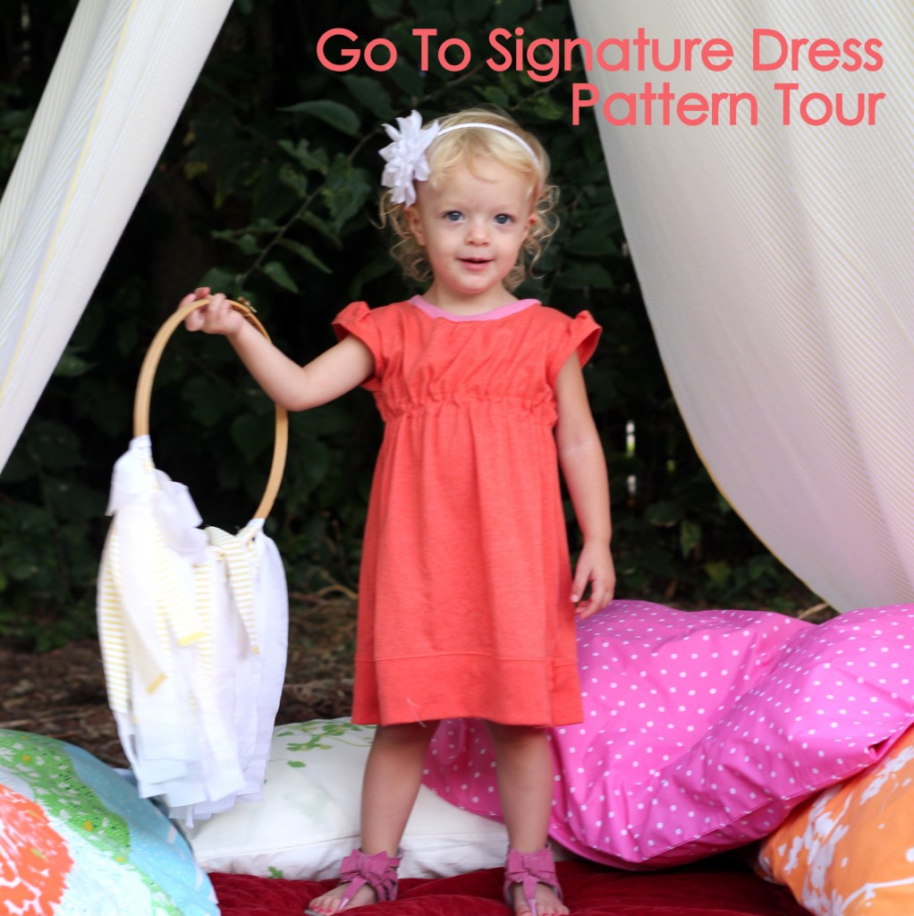 easy jersey dress pattern tour