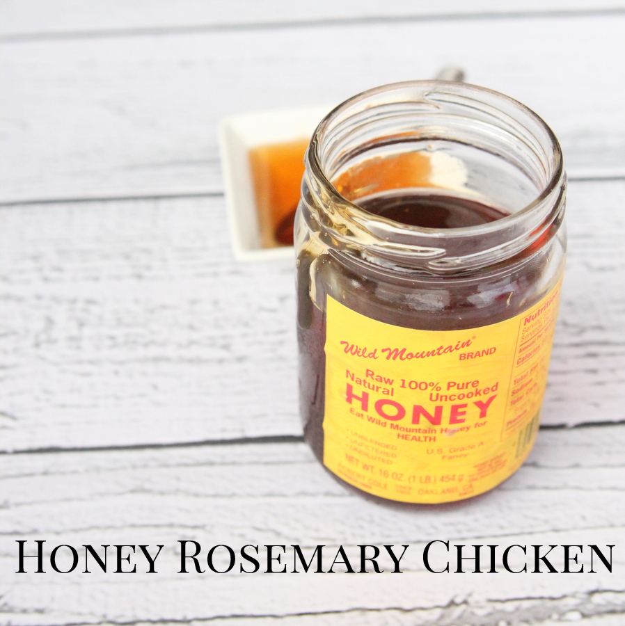 freezer crockpot cooking recipe- honey rosemary chicken