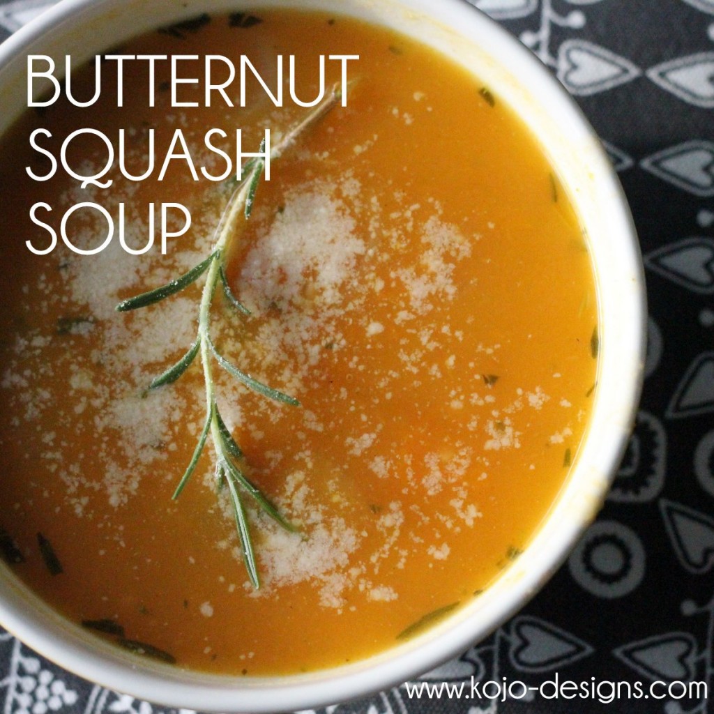 butternut squash soup recipe by kojodesigns