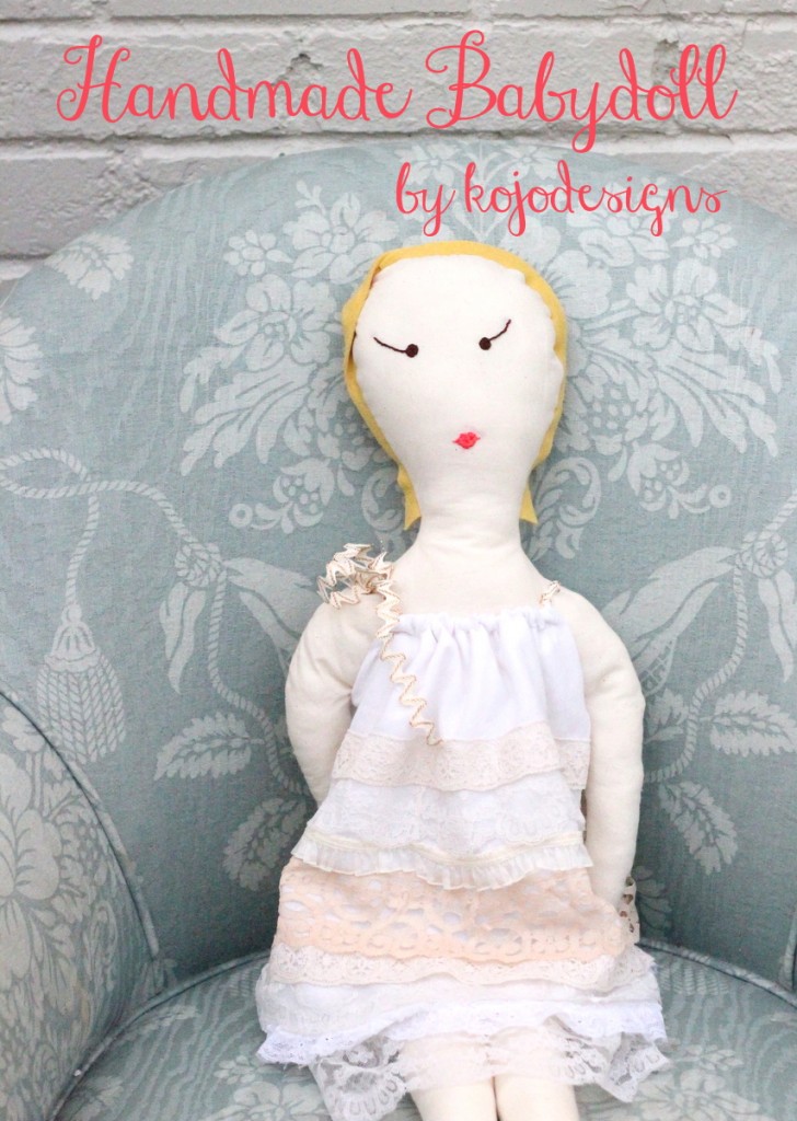 handmade baby doll tutorial by kojodesigns
