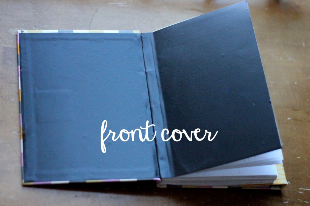 chalkboard front cover 2013 planner