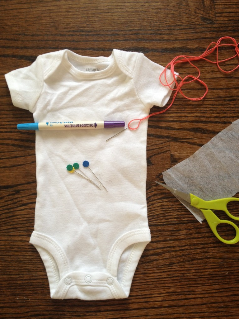 how to make a custom embroidered onesie