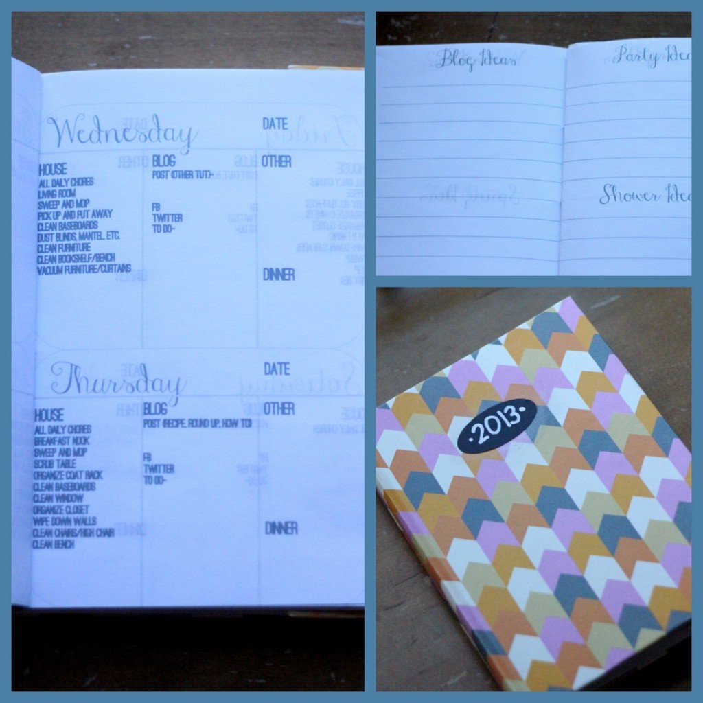 how to make a customized blog planner