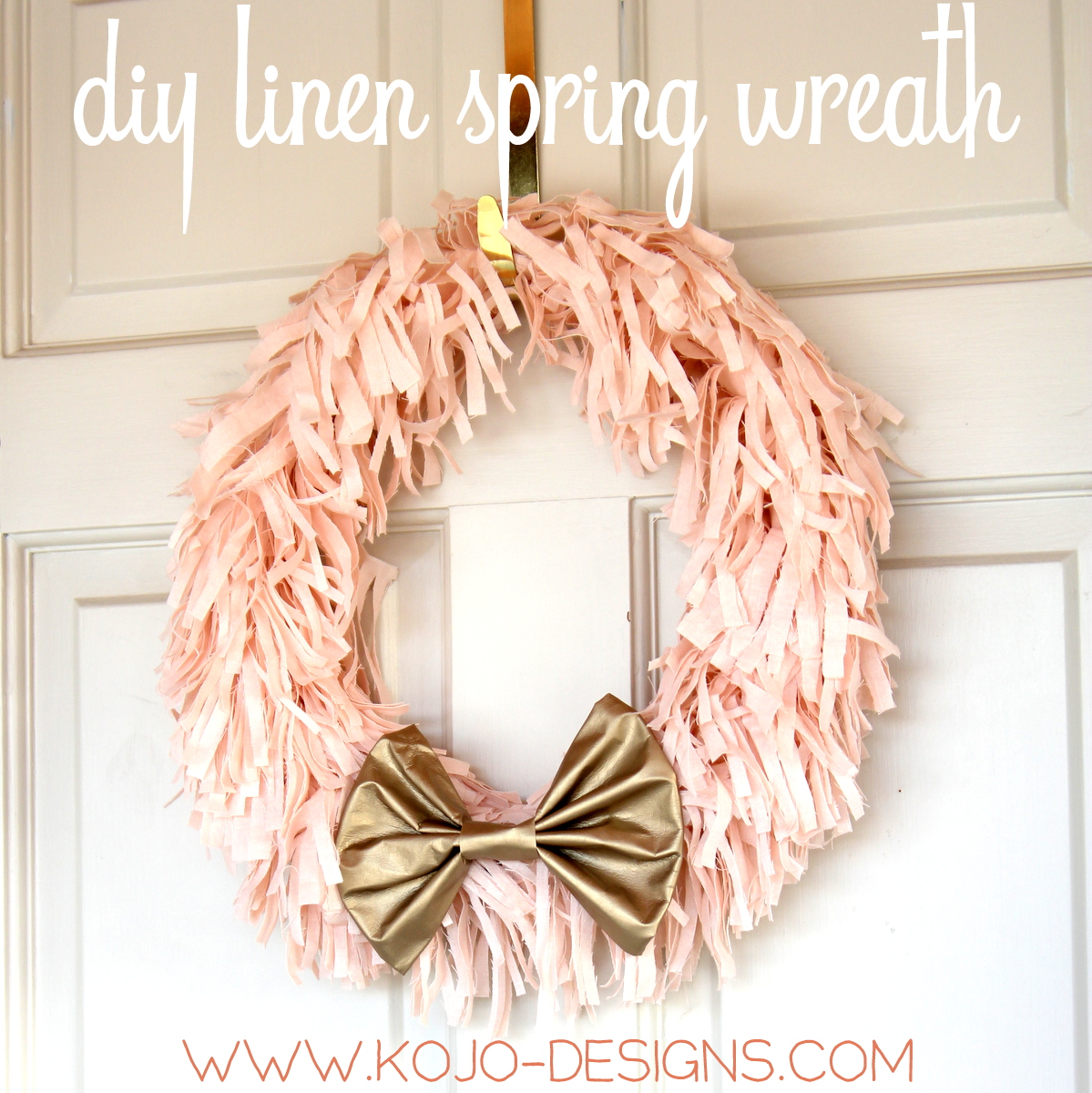 how to make a spring wreath
