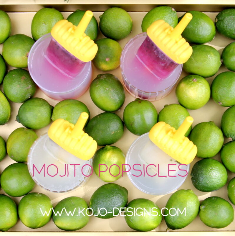 how to make a mojito popsicles