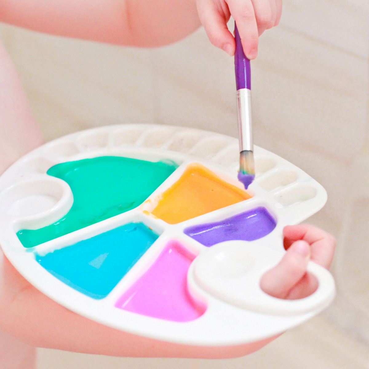 make your own bath paint