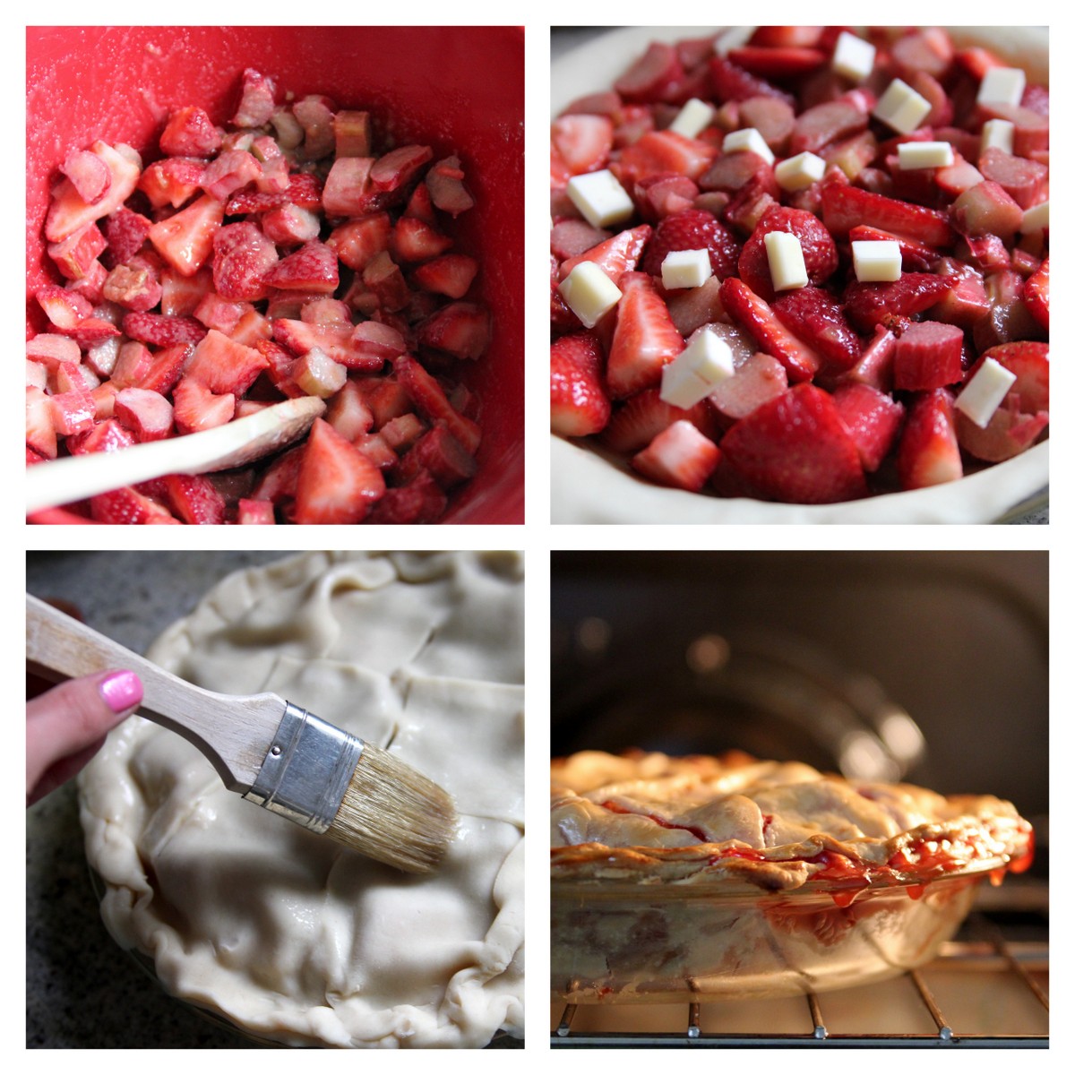 how to make strawberry rhubarb pie