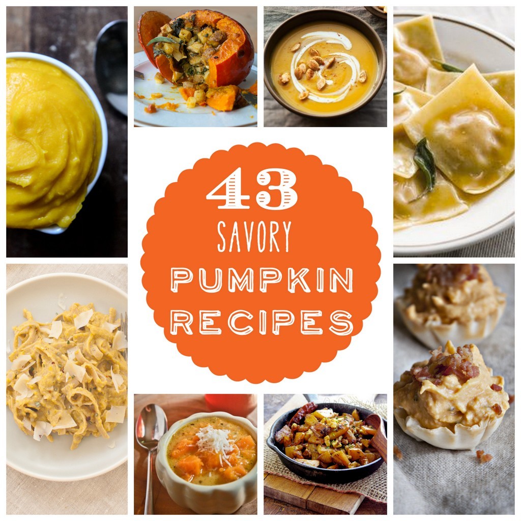 forty three fabulous savory pumpkin recipes