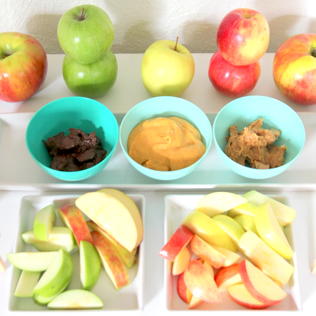 Family Fall Fun Apple Sampler Taste Test