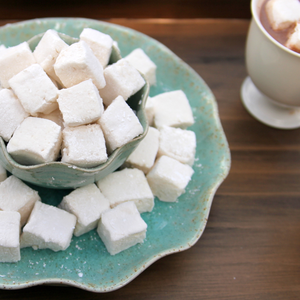 homemade vanilla marshmallows