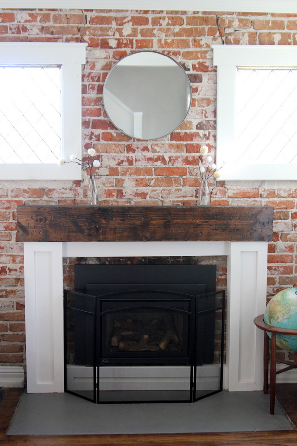 how to build a fireplace mantel