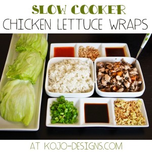 crockpot chicken lettuve wraps at kojo-designs