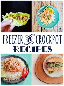 Overwhelmed by the idea of cooking from scratch every night? You don’t have to be! With one afternoon, a little planning, and some chopping, you’ll have a whole lineup of yummy dinners ready to pop into the crockpot or oven whenever you’re ready. Head on over to kojodesigns to get all the recipes