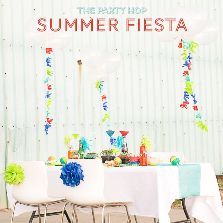 bright, modern summer fiesta
