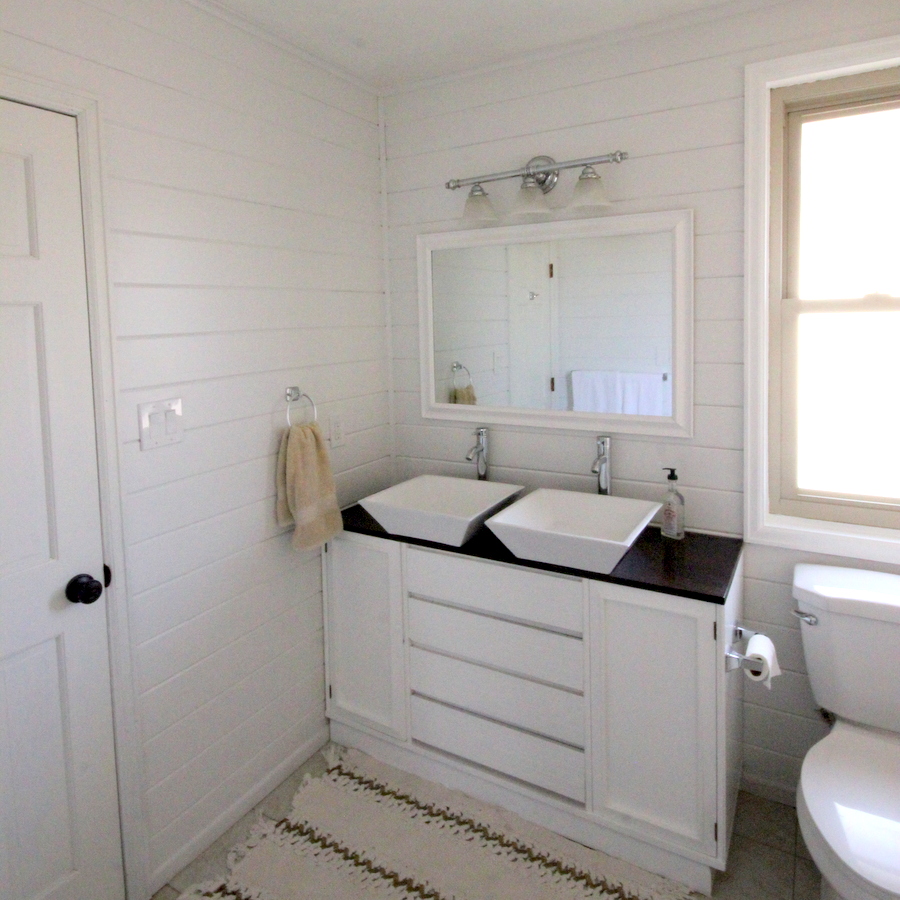 bathroom makeover for less than $300