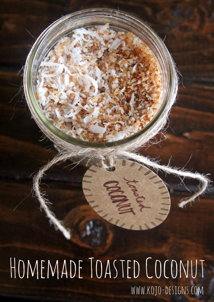how to make homemade toasted coconut