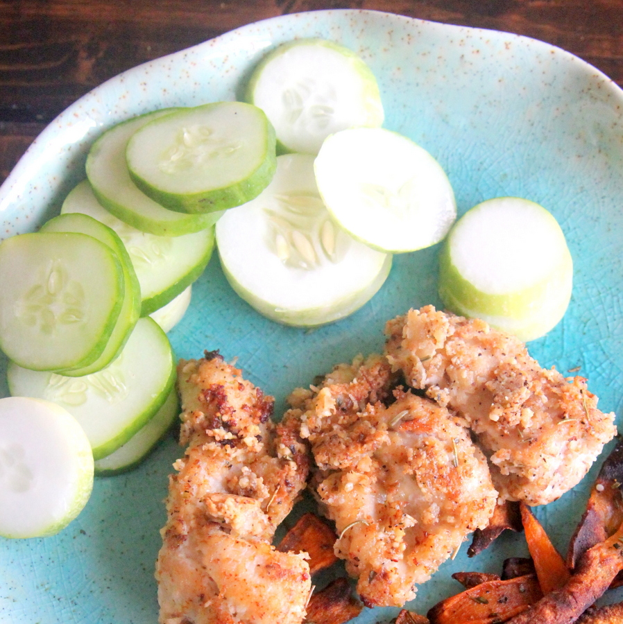 coconut lime chicken strips