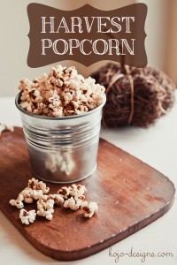 harvest popcorn, perfect for fall gatherings!