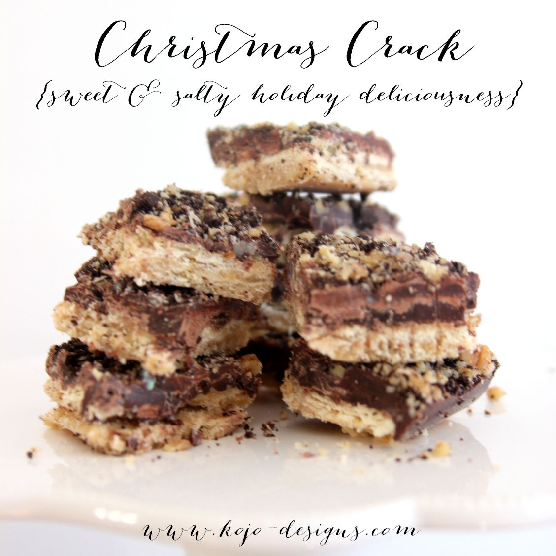 sweet & salty holiday deliciousness (aka- Christmas crack)