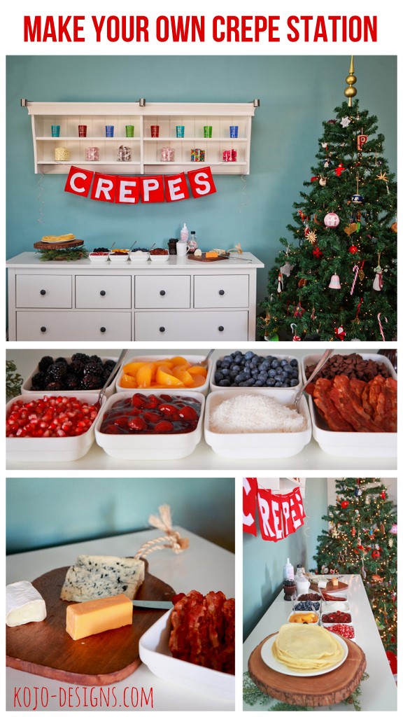 make your own crepe station. 