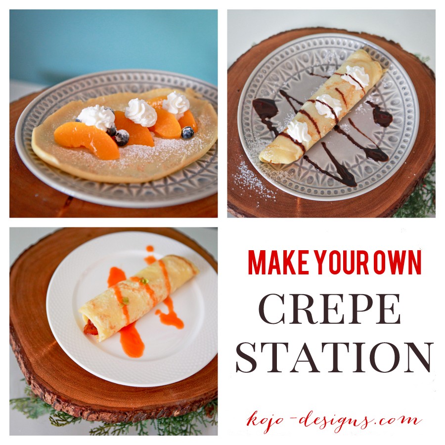 make your own crepe station