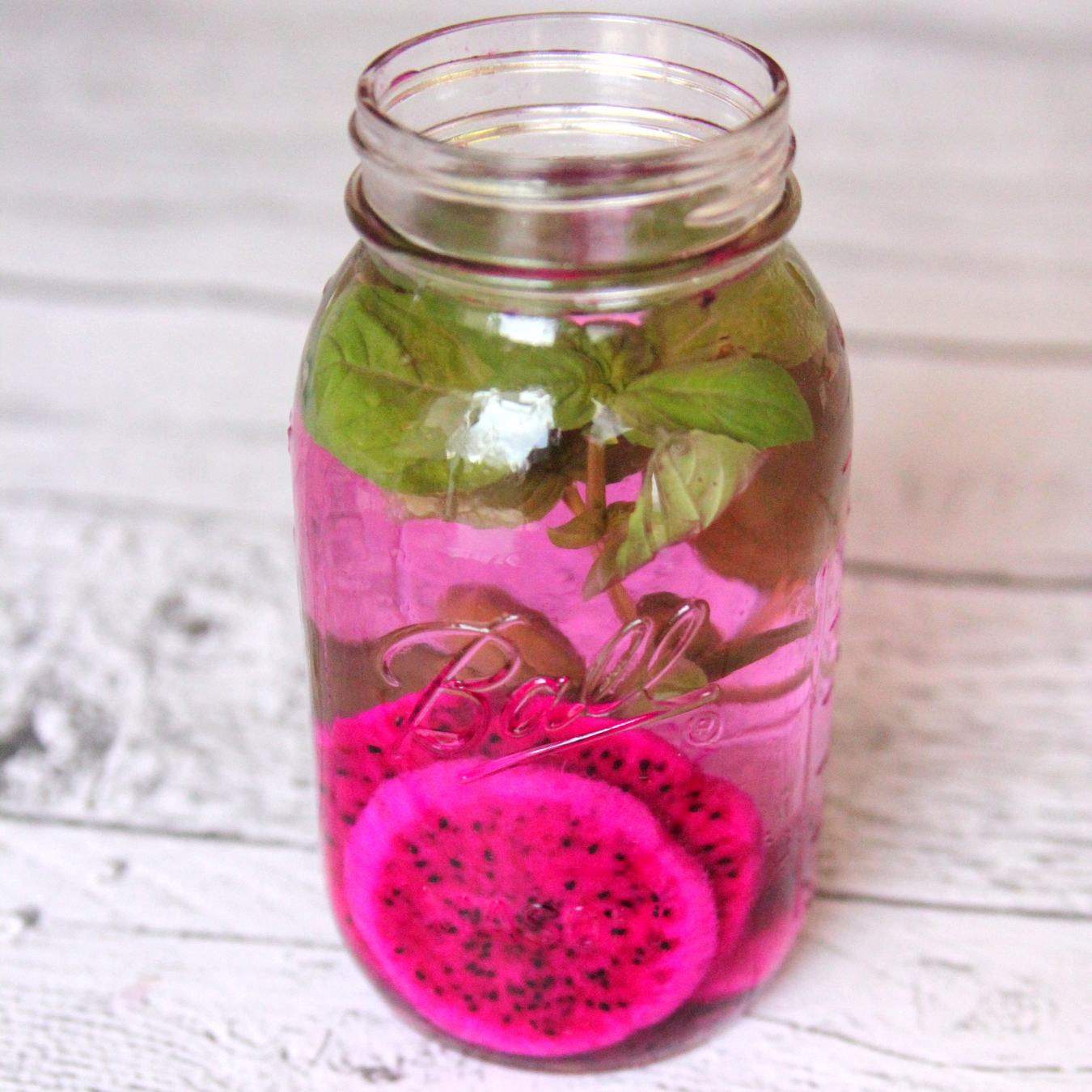 detox water recipes (how pretty is that dragon fruit?)