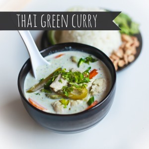 freezer cooking thai green curry