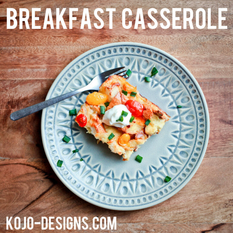 the yummiest make ahead breakfast casserole
