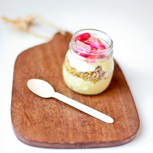 yogurt parfait bar: super simple brunch idea