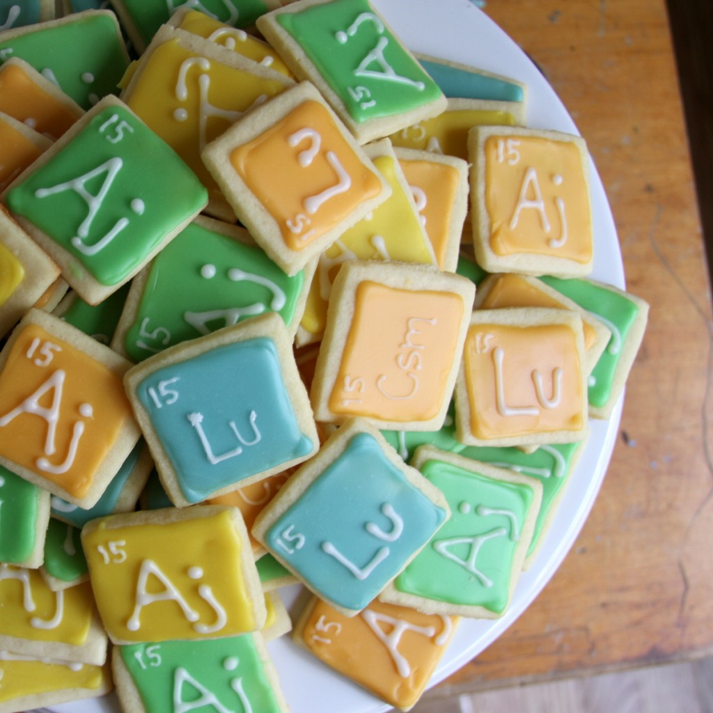 science themed graduation party- I think anyone would be interested in the periodic table in cookie form!