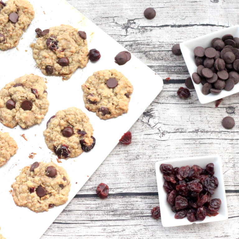 the yummiest oatmeal cookie recipe (with chocolate and cherries)