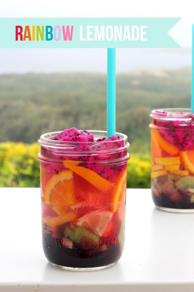 Summer's best sips- rainbow fruit layered lemonade (so fun, and yet SO easy!)