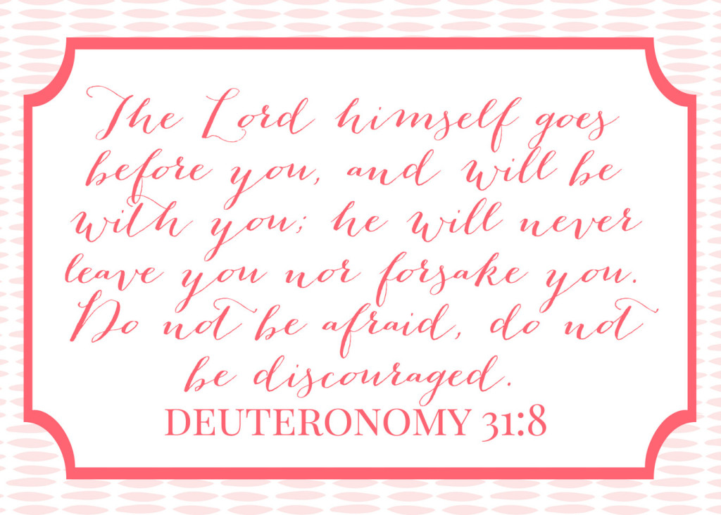 deuteronomy 31:8