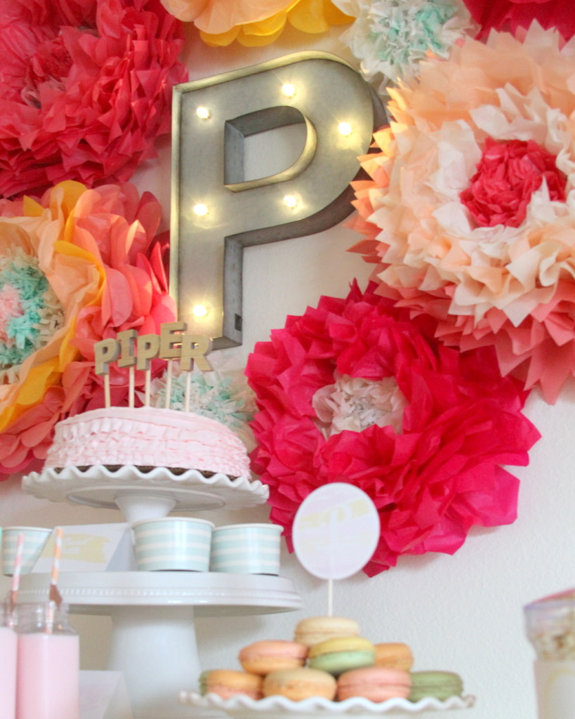 a party filled with pink and petals and princesses and ponies (lots of birthday party ideas!)