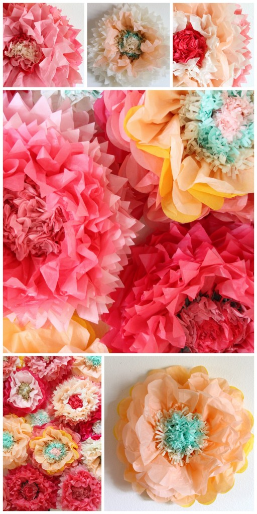 how to make giant tissue paper flowers