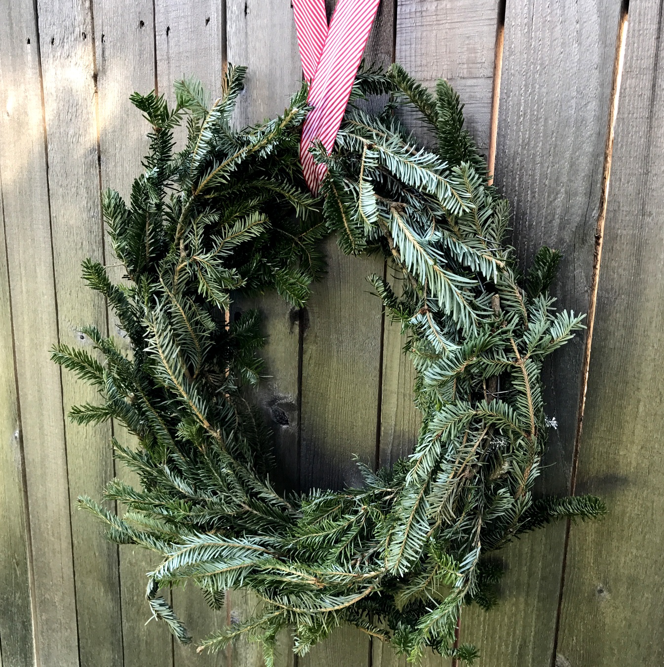 how to make an evergreen wreath