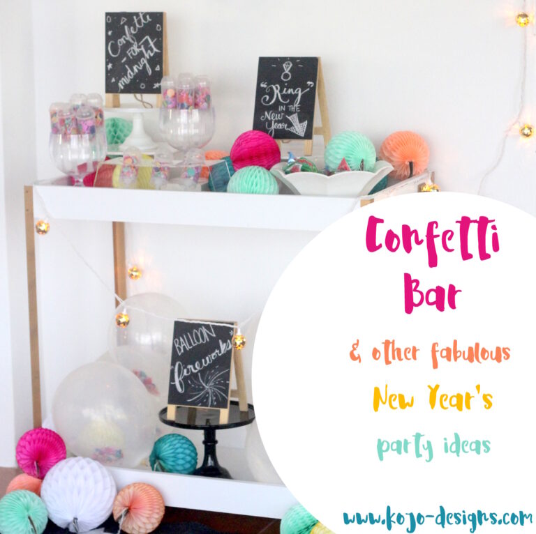 a confetti bar (and other new year’s party ideas!)