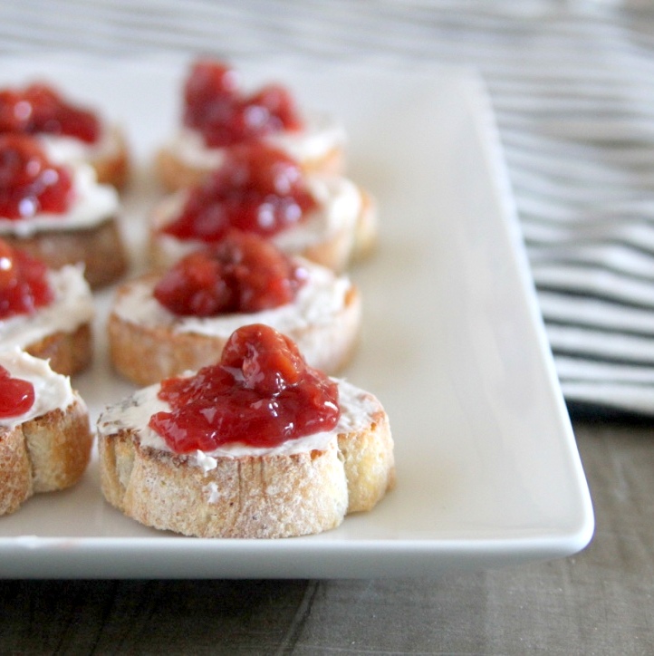 tart cherry bruschetta recipe