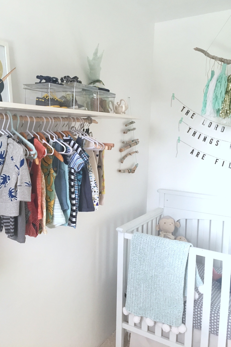 tiny nursery 'nook' (with tons of DIY details!)