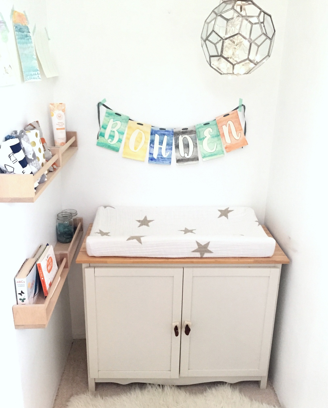 tiny nursery 'nook' (with tons of DIY details!)
