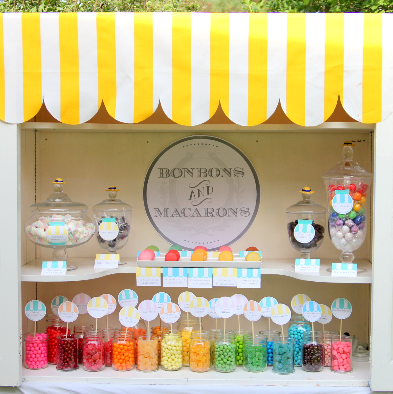 the very sweetest sweet shoppe (at a little girl's birthday party)