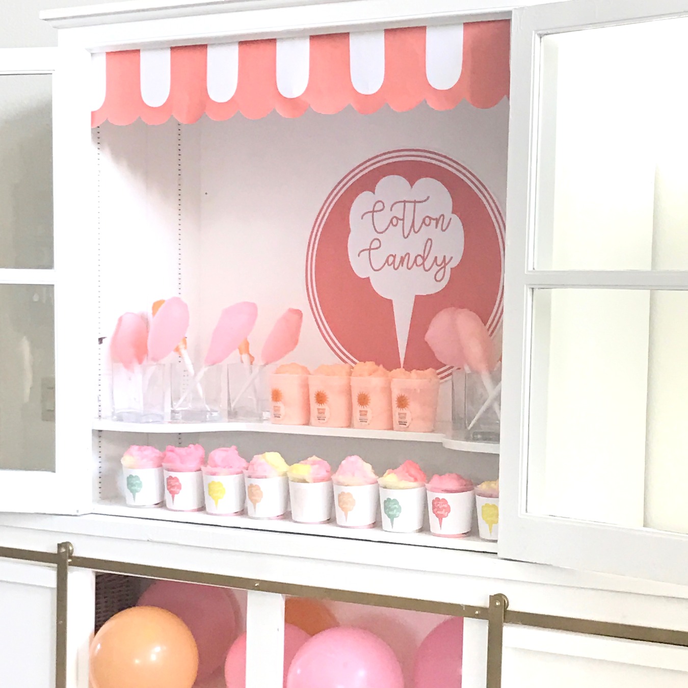 A Cotton Candy Bar (the most fun dessert table)