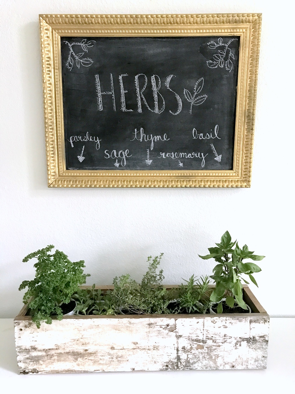 Help your garden transition from summer to fall with this DIY herb planter box