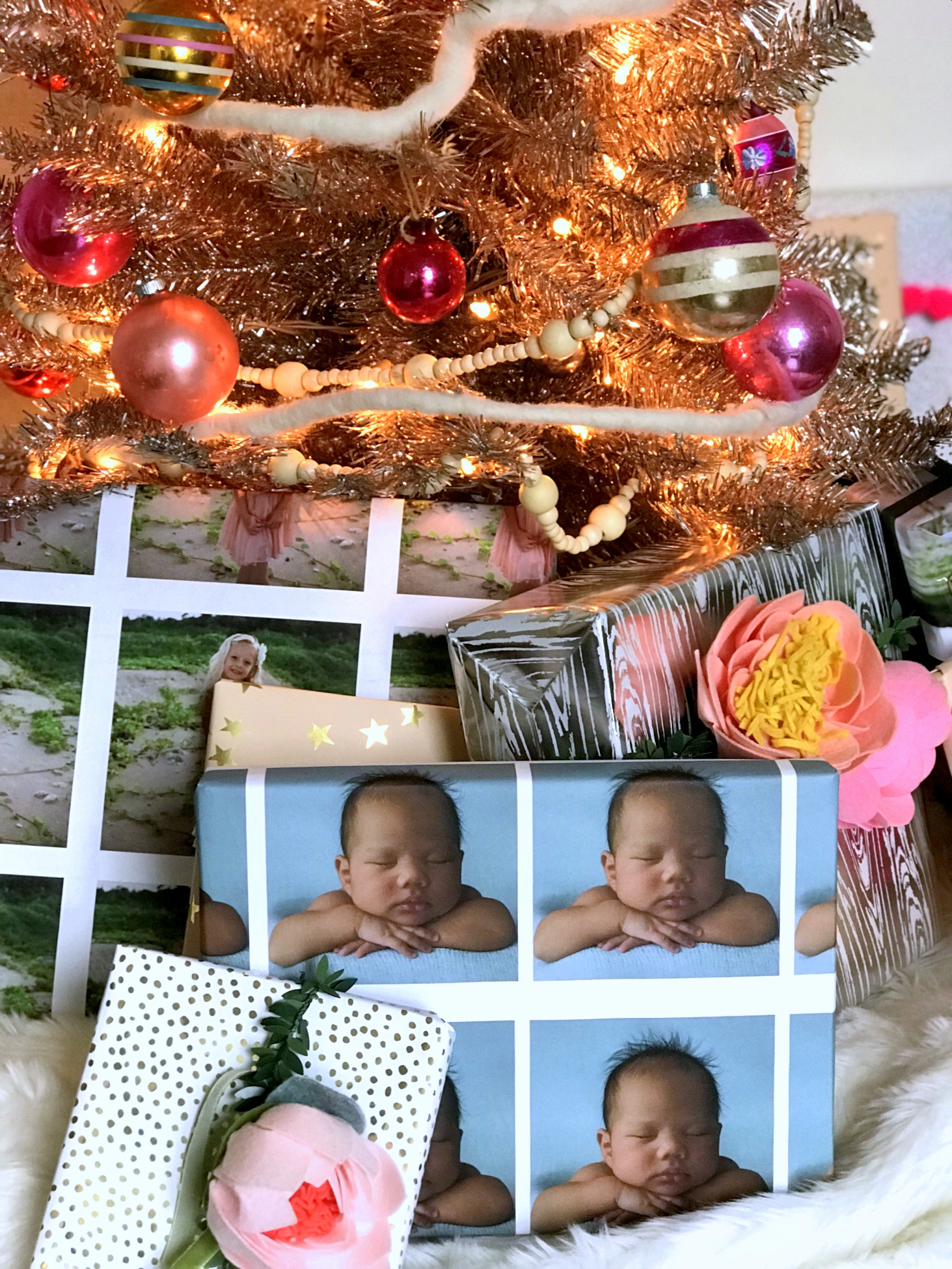Christmas gift wrap idea- PICTURE PRESENTS!