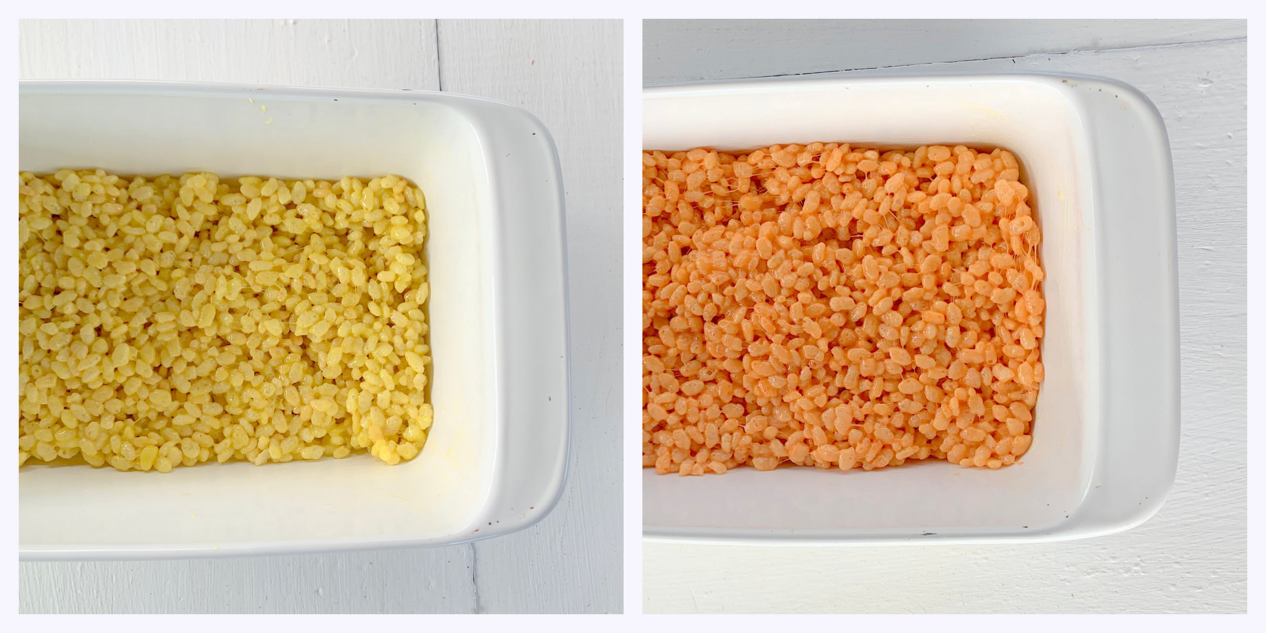 how to make layered rice krispy treats