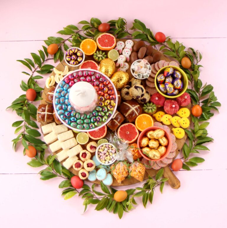 how to make an easter treat grazing board