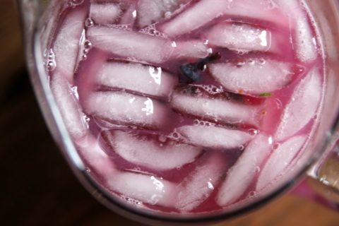 Blueberry Mojito Pitcher for a Crowd - Just a Little Bit of Bacon