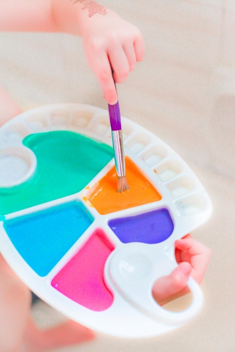 How to make Homemade paint Palette
