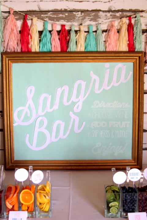 5 Tips for a Fabulous Sangria Bar